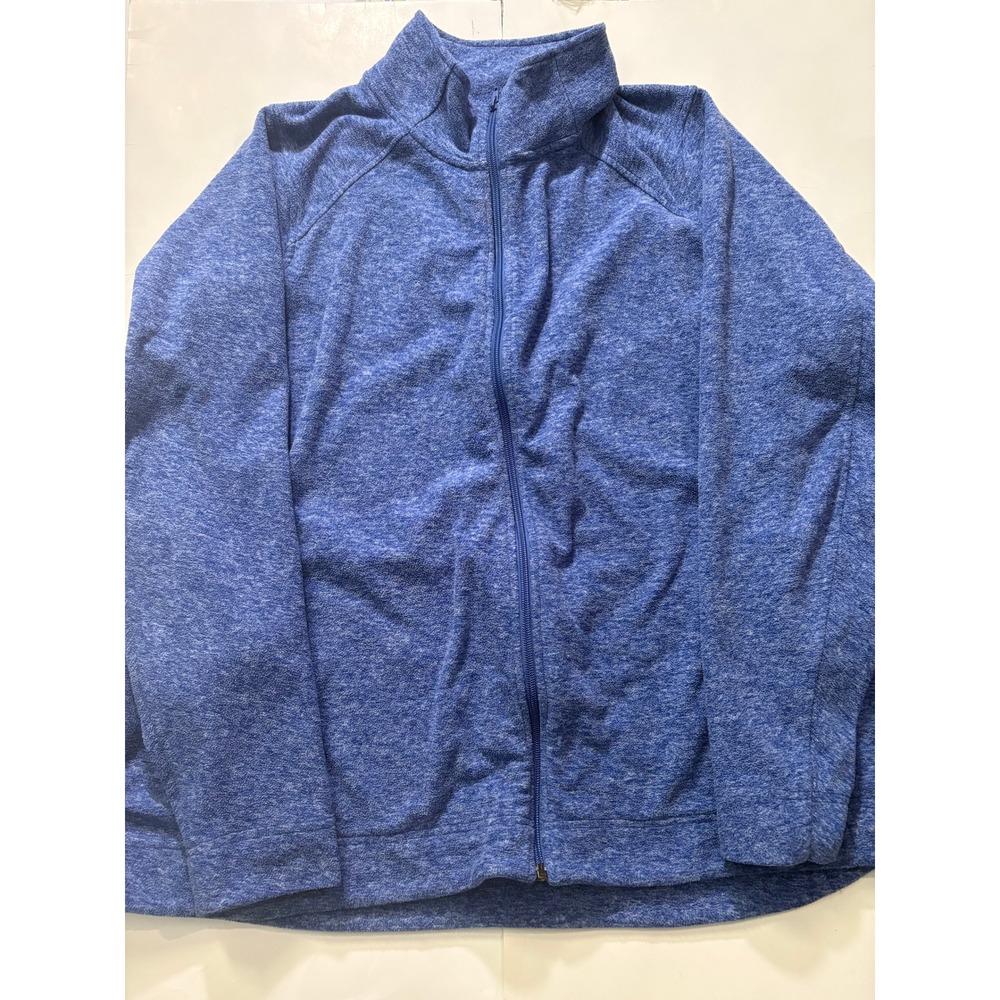 Duluth Trading Co Full Zip Fleece Jacket‎ Blue Mens 3XL Heavyweight Outdoor